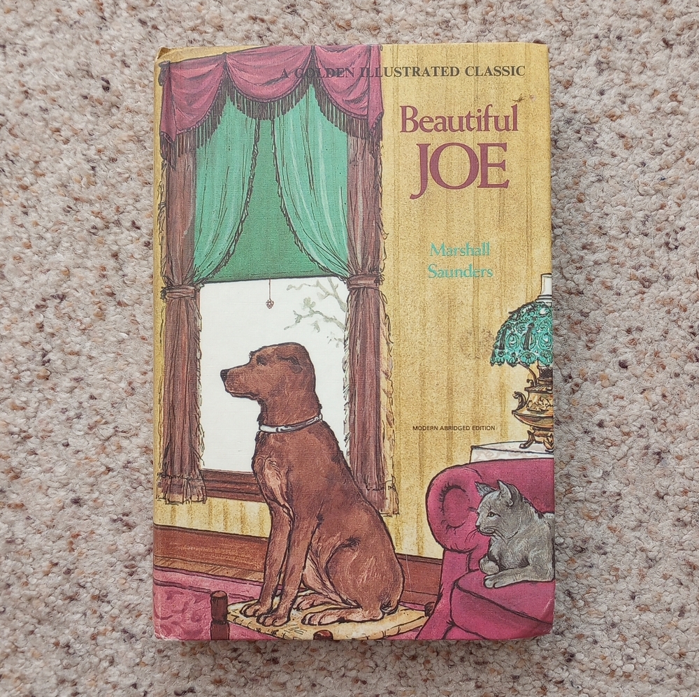 Vintage Book A Golden Illustrated Classic Beautiful Joe by Marshall Saunders